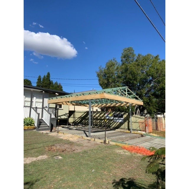 Carport in Progress
