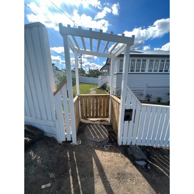 New Entry and Front Fence